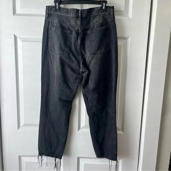 FREE PEOPLE Black Blossom Rigid High Rise Jean 30 - Picture 3 of 5